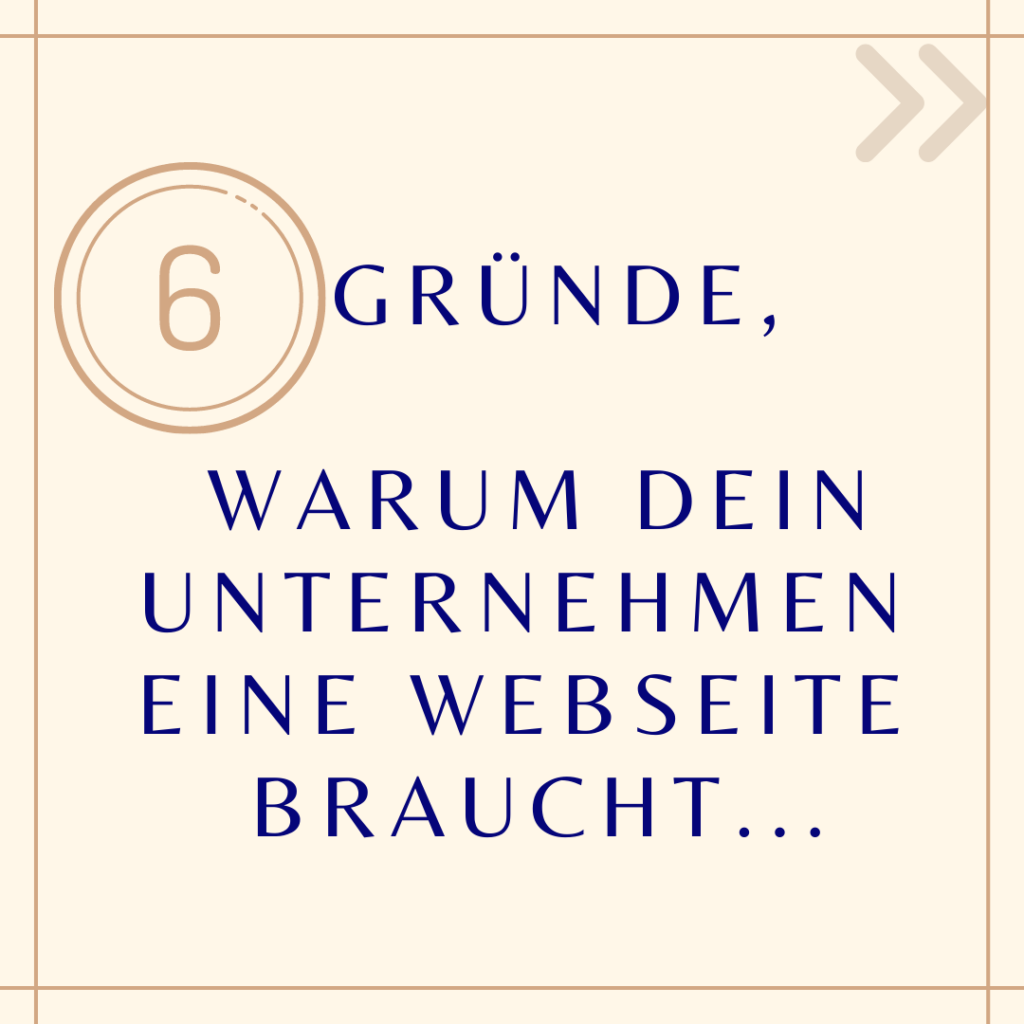 6 gründe warum dein Unternehmen eine Website braucht… 6 gründe warum dein Unternehmen eine Website braucht…