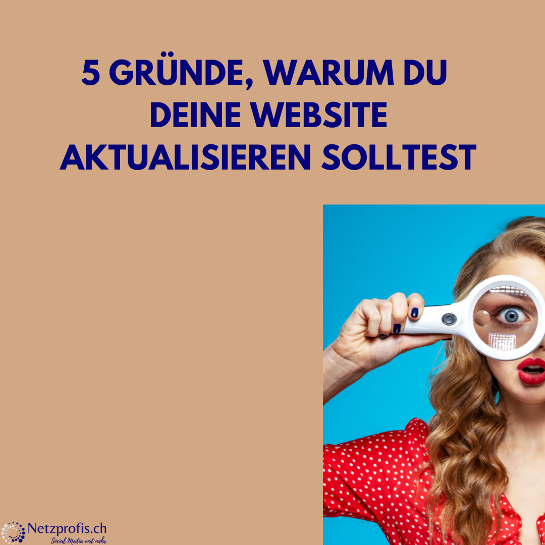 5 Gründe, warum du deine Website aktualisieren solltest
